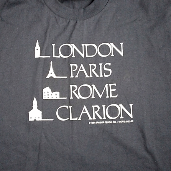 VTG 80S GRAY 50/50 TEE USA MADE SINGLE STITCH MENS L - Picture 2 of 6